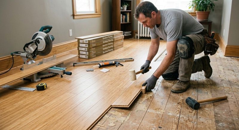 Bamboo Flooring Installation in Staunton, VA