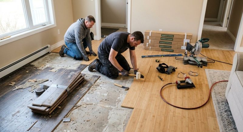 Bamboo Flooring Installation in Staunton, VA