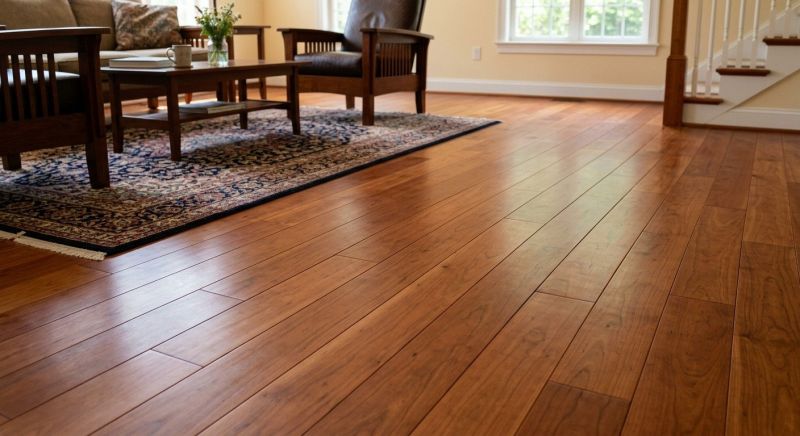 Cherry Floor Installation in Crozet, VA