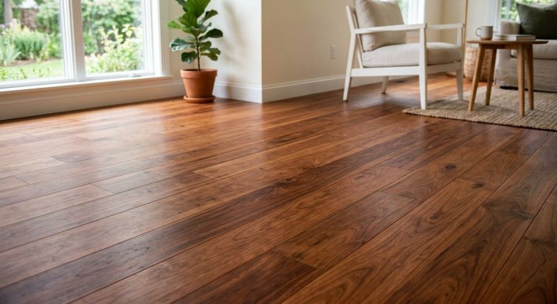 Cherry Floor Installation in Fort Defiance, VA