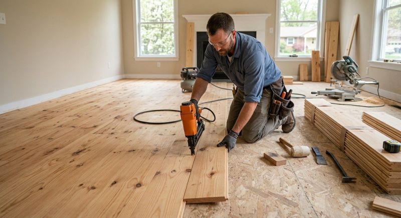 Wood Floor Service detail