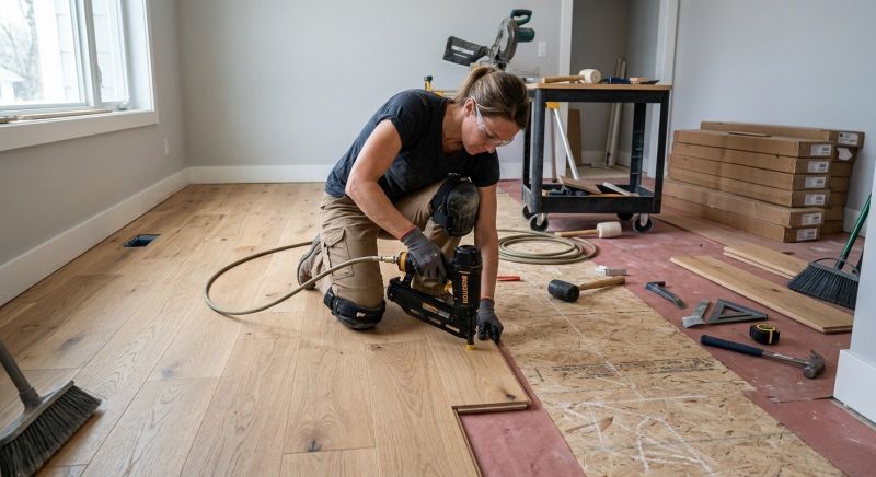Hardwood Floor Installation in Bridgewater, VA