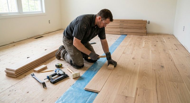 Hardwood Floor Installation in Crozet, VA