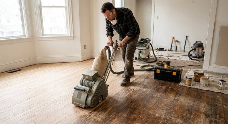 Hardwood Floor Renovation in Staunton, VA