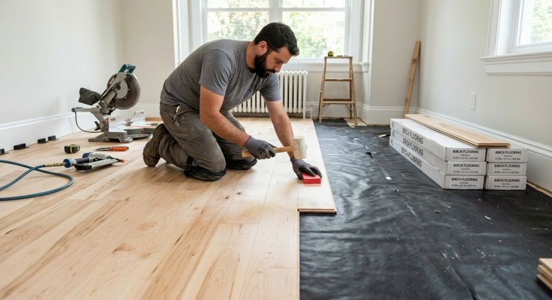 Maple Flooring Installation in Afton, VA