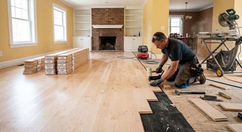 Maple Flooring Installation in Weyers Cave, VA