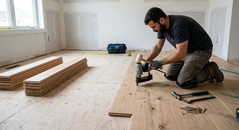 Oak Floor Installation in Batesville, VA