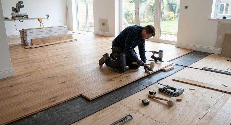 Oak Floor Installation in Batesville, VA