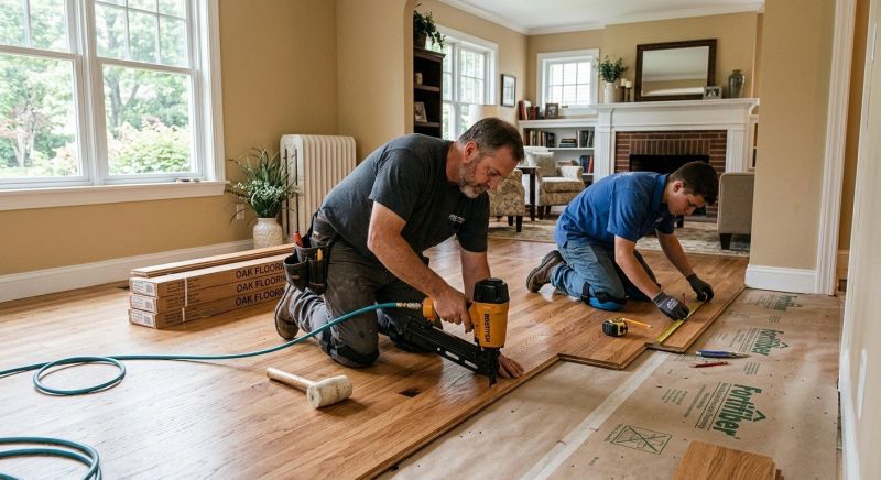 Oak Floor Installation in Batesville, VA