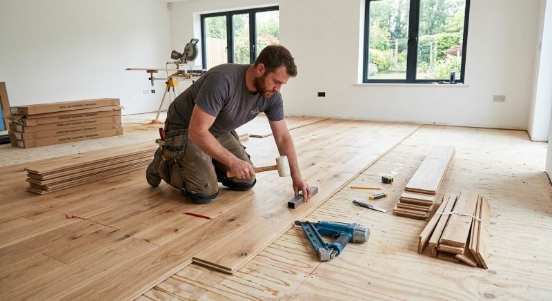 Oak Floor Installation in Waynesboro, VA