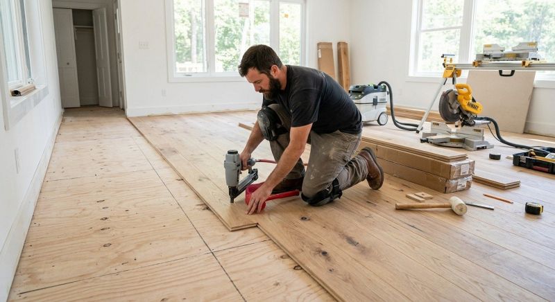 Oak Floor Replacement in Staunton, VA