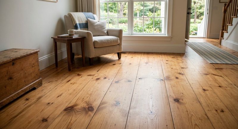 Pine Floor Installation in Staunton, VA