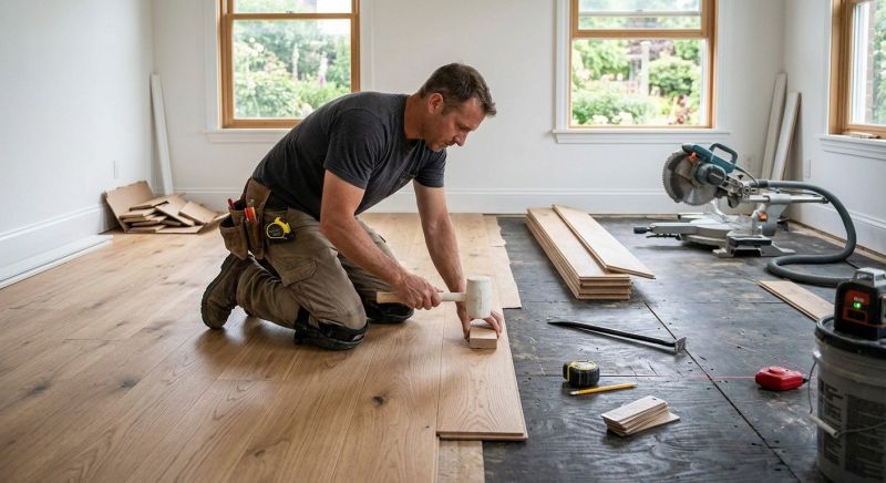 Plank Floor Installation in Staunton, VA