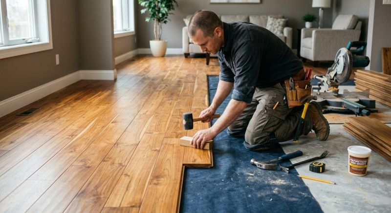 Teak Flooring Installation in Staunton, VA
