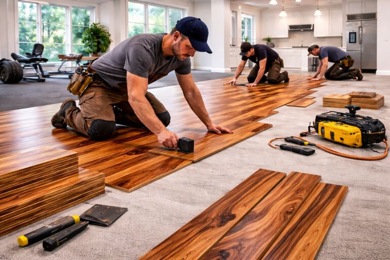 Teak Flooring Installation in Staunton, VA