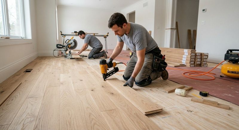 Wood Floor Replacement in Bridgewater, VA
