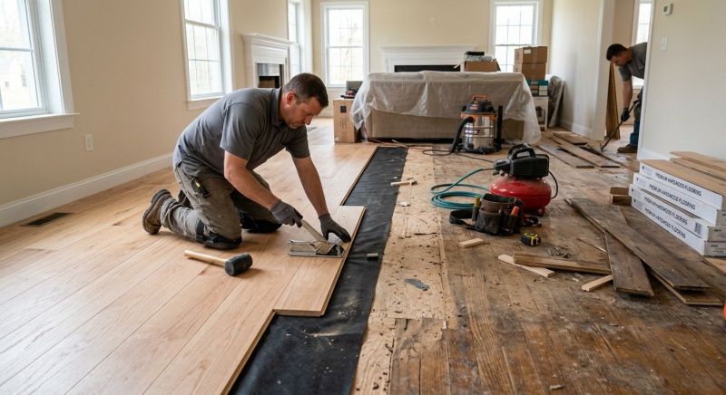 Wood Floor Replacement in Greenville, VA