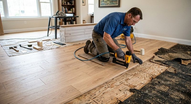 Wood Floor Replacement in Staunton, VA