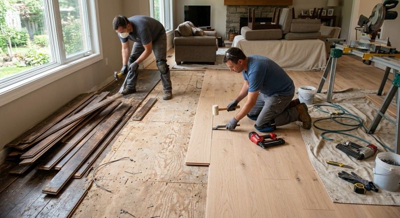 Wood Floor Replacement in Staunton, VA