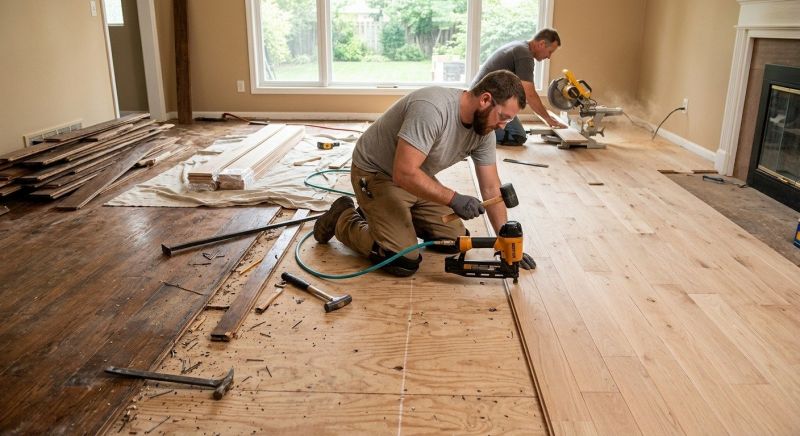 Wood Floor Replacement in Nelson County, VA