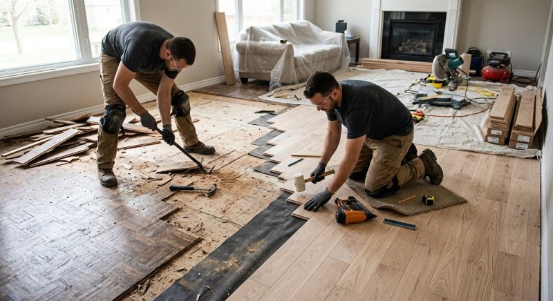 Wood Floor Replacement in Weyers Cave, VA